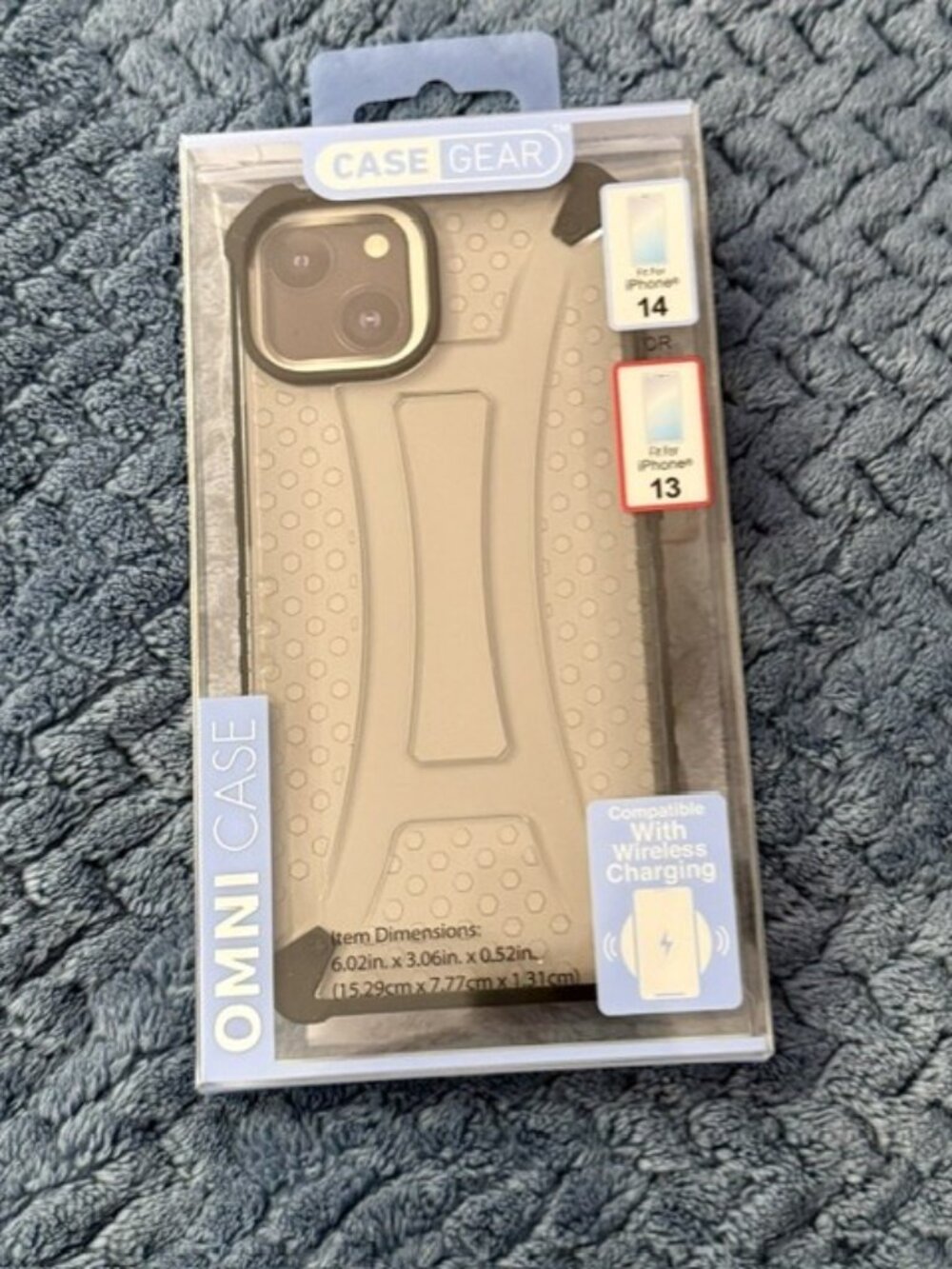 NIP Case GEAR Omni Phone Case for iPhone 14 & iPhone 13 - Clear / Black